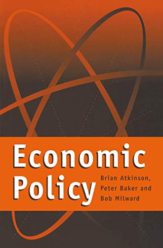 9780333650479: Economic Policy