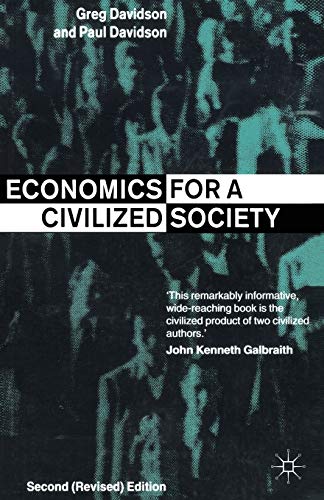 Stock image for Economics For A Civilized Society for sale by Basi6 International