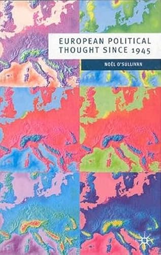 9780333655603: European Political Thought since 1945 (European Culture and Society Series)