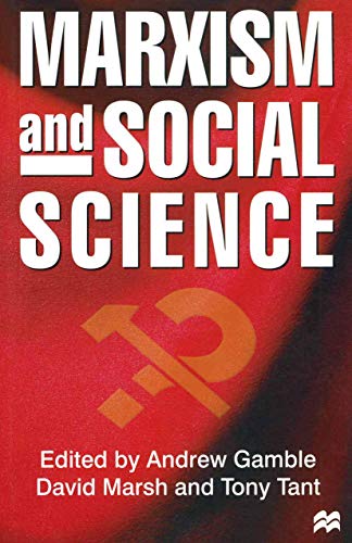 9780333655962: Marxism and Social Science