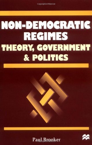 9780333660799: Non-democratic Regimes: Theory, Governments and Politics