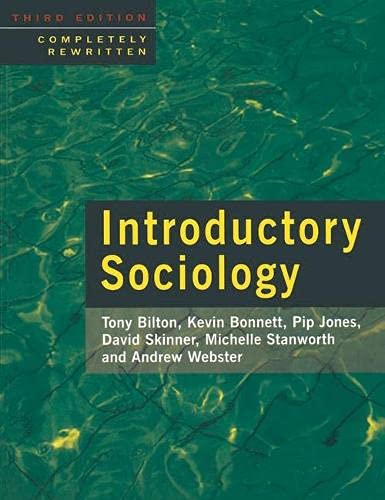 9780333665107: Introductory Sociology