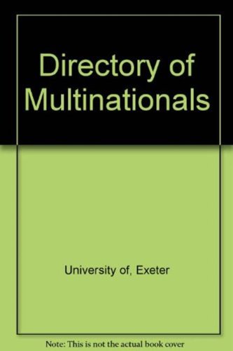 9780333674642: Directory of Multinationals