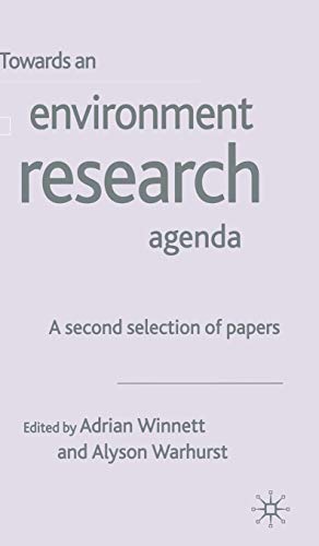 Beispielbild fr Towards an Environment Research Agenda: A Second Selection of Papers zum Verkauf von ThriftBooks-Dallas