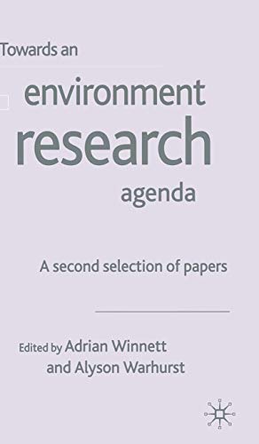 Imagen de archivo de Towards an Environment Research Agenda: A Second Selection of Papers a la venta por ThriftBooks-Dallas