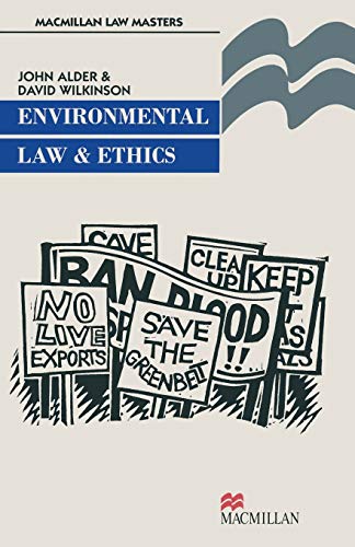 Beispielbild fr Environmental Law and Ethics (Palgrave Law Masters) zum Verkauf von WorldofBooks