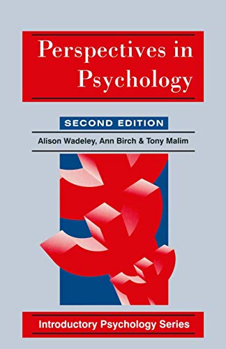 9780333675076: Perspectives in Psychology (Introductory Psychology Series, 2)