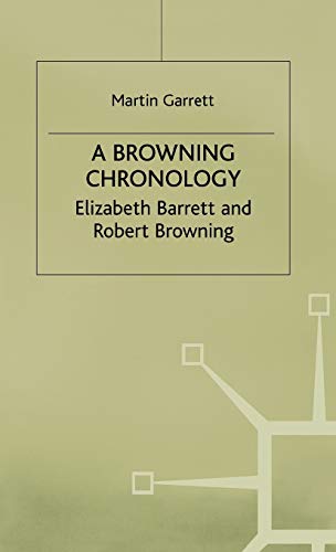 9780333680933: A Browning Chronology: Elizabeth Barrett and Robert Browning