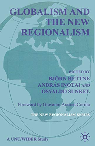 Stock image for Globalism and the New Regionalism: Volume 1 for sale by WorldofBooks