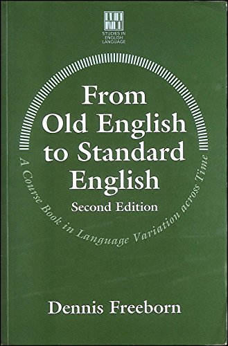 9780333691557: From Old English to Standard English (Studies in English Language)