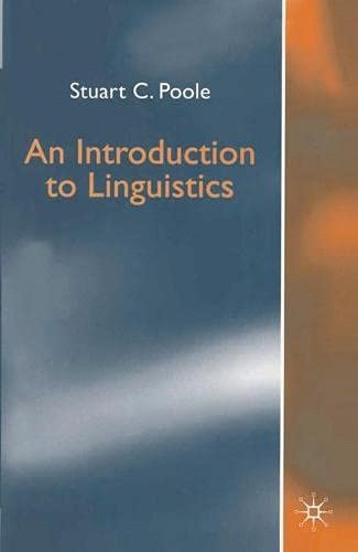 9780333692172: An Introduction to Linguistics