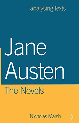 Beispielbild fr Jane Austen: The Novels: 1 (Analysing Texts) zum Verkauf von WorldofBooks