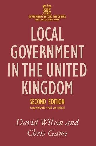 Beispielbild fr Local Government in the United Kingdom zum Verkauf von Ammareal