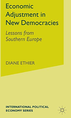 Beispielbild fr Economic Adjustmentin New Democracies: Lessons From Southern Europe zum Verkauf von Basi6 International