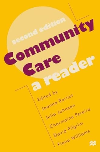 Beispielbild fr Community Care: A Reader zum Verkauf von AwesomeBooks