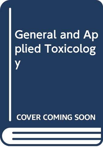 Stock image for General and Applied Toxicology (Volume 1) for sale by Anybook.com