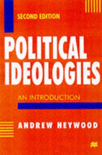 9780333698877: Political Ideologies: An introduction