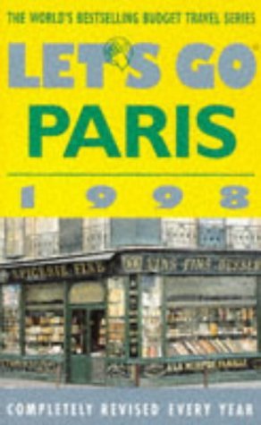 Beispielbild fr Let's Go City 1998:Paris zum Verkauf von AwesomeBooks