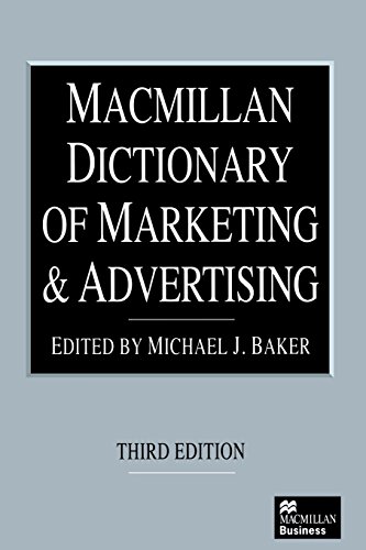 Beispielbild fr Macmillan Dictionary of Marketing and Advertising zum Verkauf von Anybook.com