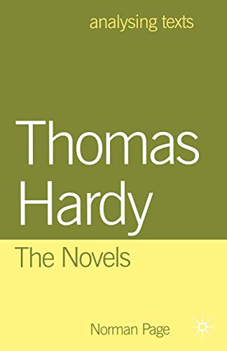 9780333716175: Thomas Hardy: The Novels: 24 (Analysing Texts)
