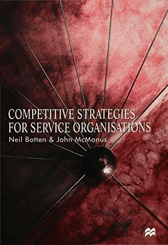 Beispielbild fr Competitive Strategies for Service Organisations zum Verkauf von Bahamut Media