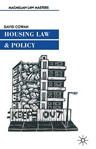 Stock image for Housing Law and Policy (Palgrave Law Masters) for sale by WorldofBooks