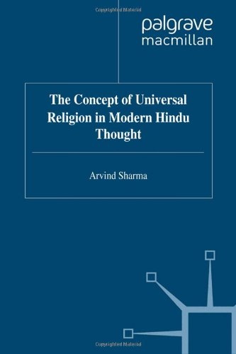 9780333725849: The Concept of Universal Religion in Modern Hindu Thought (Library of Philosophy & Religion)