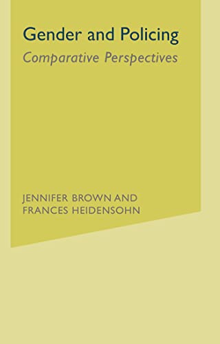 9780333730614: Gender and Policing: Comparative Perspectives