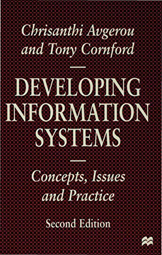 9780333732311: Developing Information Systems: Concepts, Issues and Practice: 1 (Information Systems Series)