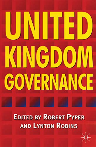 9780333736043: United Kingdom Governance