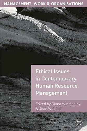 Beispielbild fr Ethical Issues in Contemporary Human Resource Management (Management, Work and Organisations) zum Verkauf von Anybook.com