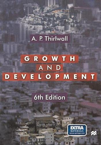 9780333746790: Growth and Development: With Special Reference to Developing Economies