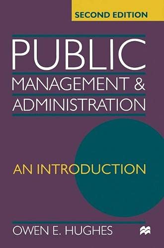 9780333748480: Public Management and Administration: An introduction