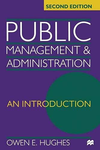 Beispielbild fr Public Management and Administration: An Introduction zum Verkauf von ThriftBooks-Dallas