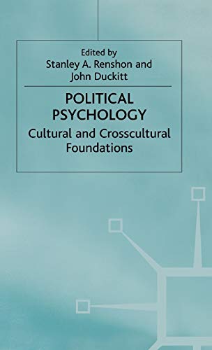 9780333751039: Political Psychology: Cultural and Crosscultural Foundations
