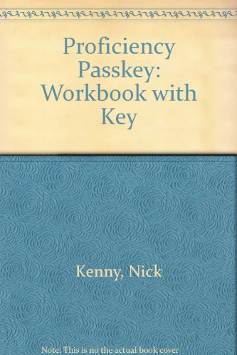 Beispielbild fr Proficiency Passkey: Workbook with Key zum Verkauf von medimops
