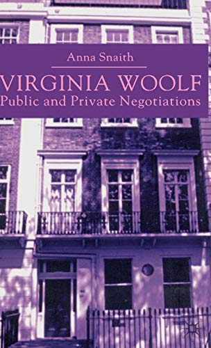 Beispielbild fr Virginia Woolf: Public and Private Negotiations zum Verkauf von Anybook.com