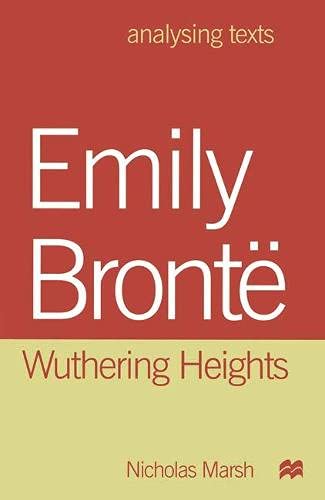 9780333763940: Emily Bronte (Analysing Texts)