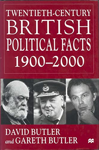 Stock image for Twentieth-Century British Political Facts, 1900-2000 for sale by WorldofBooks