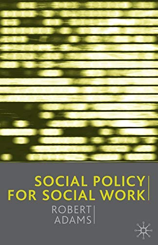 9780333774731: Social Policy for Social Work