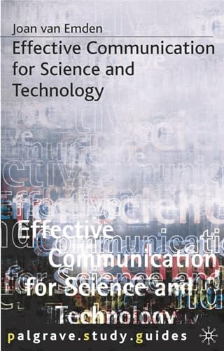 Beispielbild fr Effective Communication for Science and Technology: 92 (Macmillan Study Skills) zum Verkauf von WorldofBooks