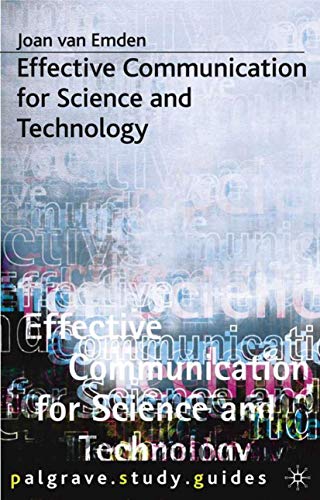 Stock image for Effective Communication for Science and Technology: 92 (Macmillan Study Skills) for sale by WorldofBooks