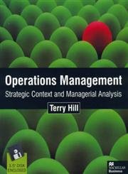 Stock image for Operations Management for sale by Hippo Books