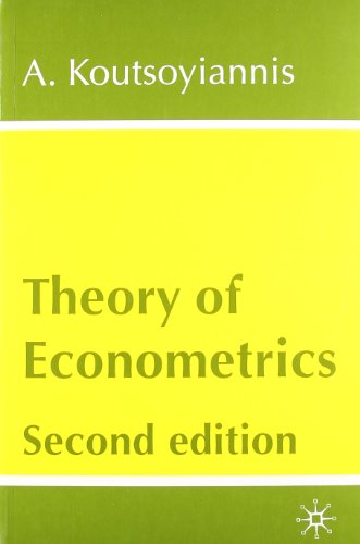 9780333778227: Theory of Econometrics 2e (Intl)