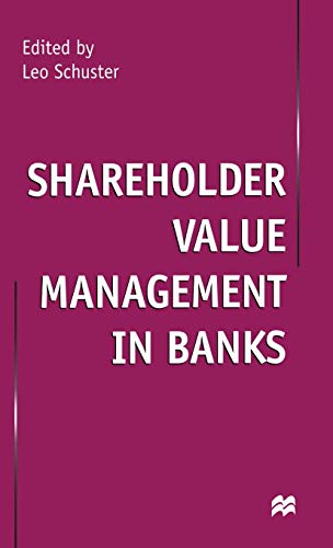 9780333779194: Shareholder Value Management in Banks