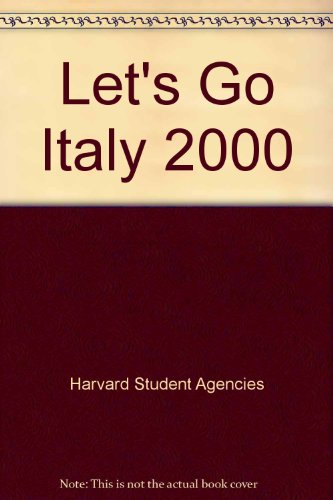 Beispielbild fr Let's Go; 2000 Italy zum Verkauf von WorldofBooks