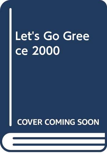 Let's Go: 2000 Greece (9780333779903) by Let's Go Inc
