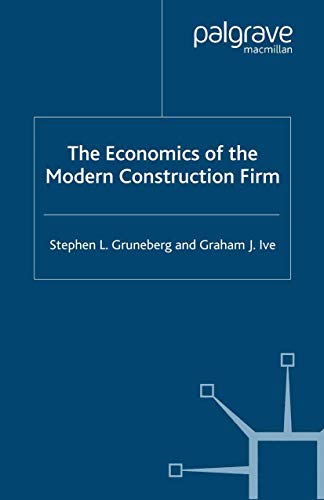 9780333790274: The Economics of the Modern Construction Firm