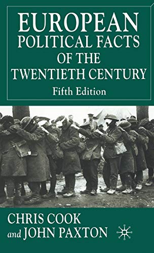 Stock image for European Political Facts of the Twentieth Century for sale by Better World Books