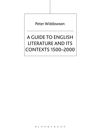 9780333792179: The Palgrave Guide to English Literature and Its Contexts: 1500-2000